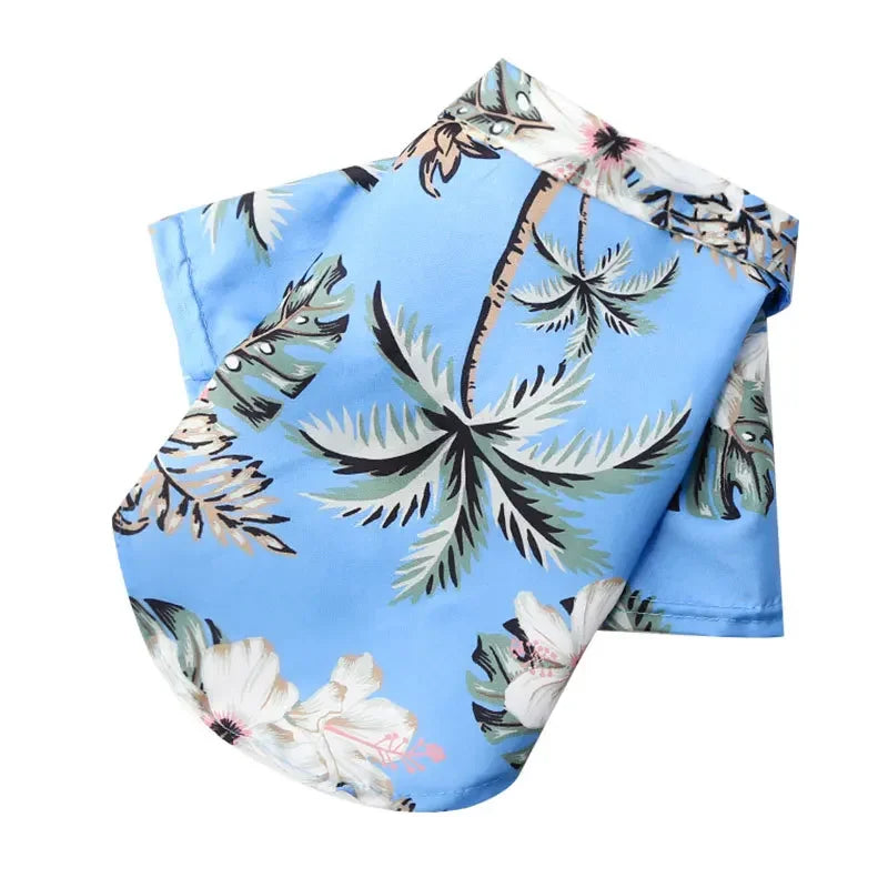 Hawaiian Style Pet Dog Clothe Summer Sandbeach Dog Shirts for Small Medium Dogs Puppy Cat Clothing Ropa Perro Pug French Bulldog